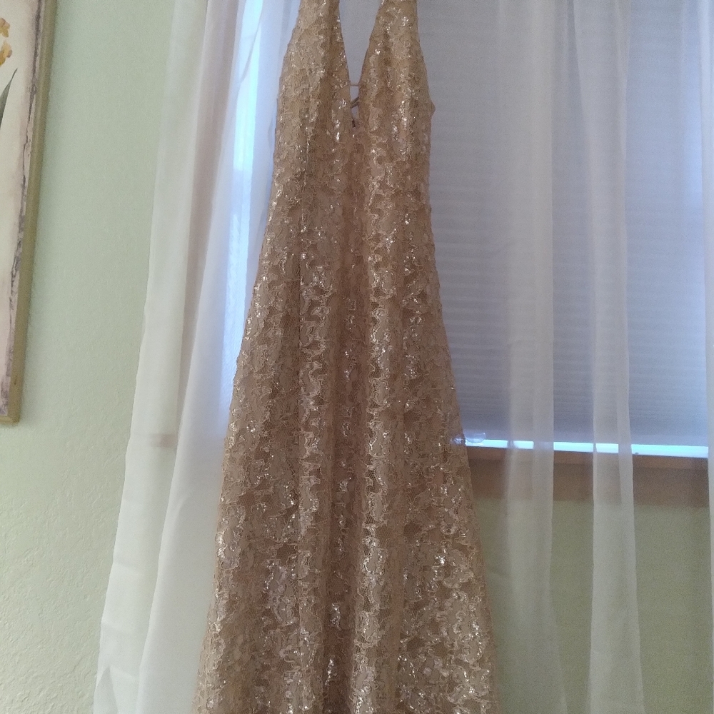 Rose Gold Evening/Prom Dress